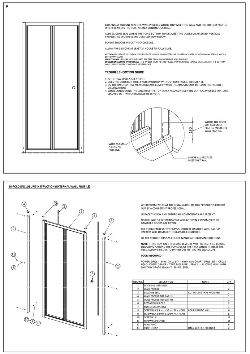 Nuie Pacific Bi-Fold AQBD7 instructions