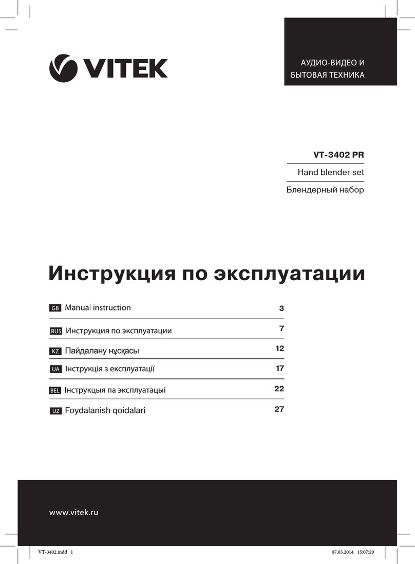 Vitek VT-3402 PR Manual instruction