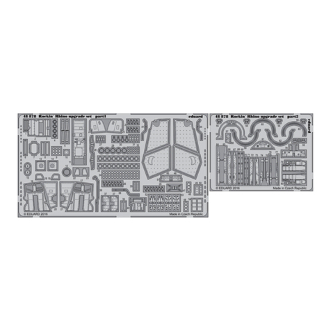 Eduard Rockin' Rhino upgrade set Assembly instructions