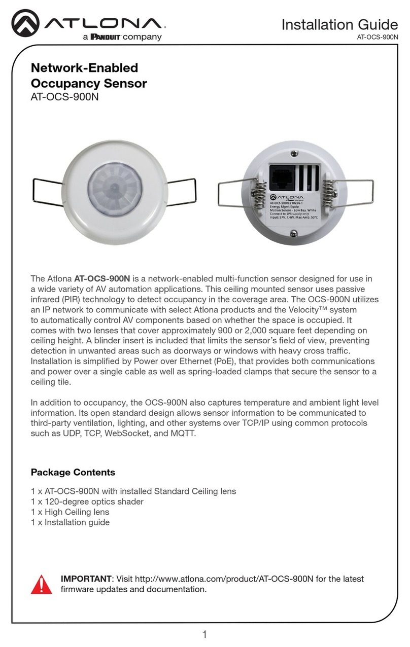 Panduit Atlona AT-OCS-900N installation guide