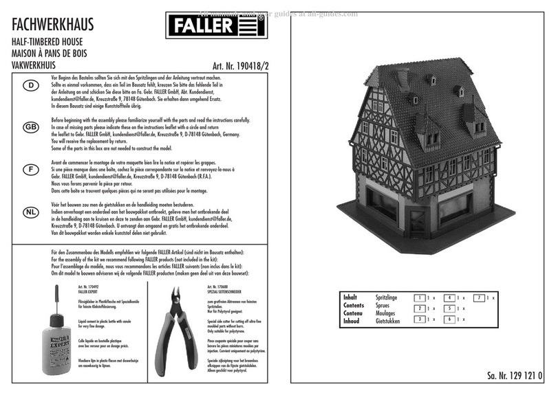 Faller 190418/2 User manual
