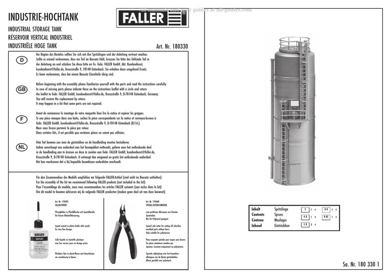 Faller 180330 User manual