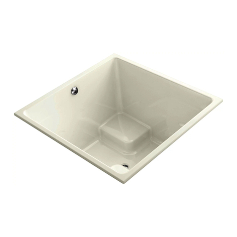 Kohler Underscore VibrAcoustic BubbleMassage... User manual Kohler Underscore VibrAcoustic BubbleMassage... User manual