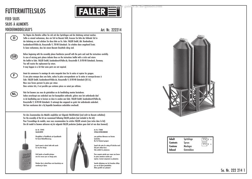 Faller 222214 User manual