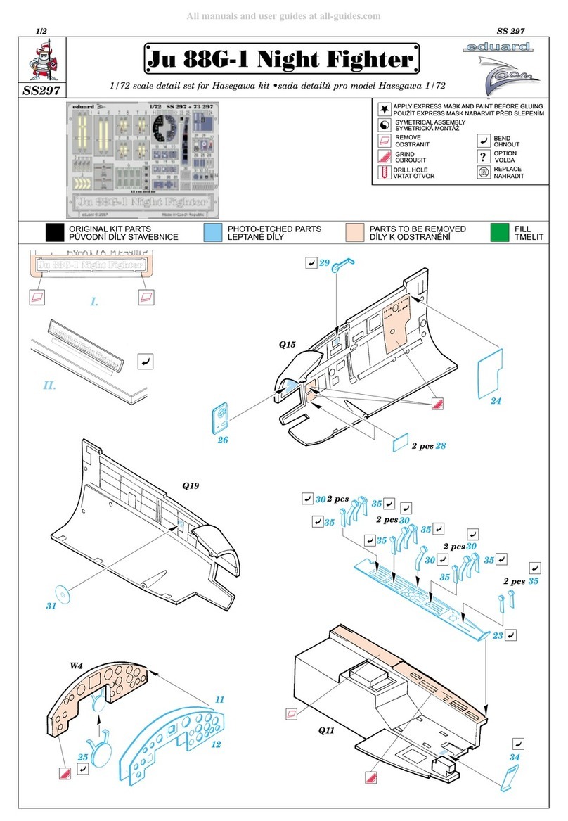 Eduard Zoom Ju 88G-1 Night Fighter User manual