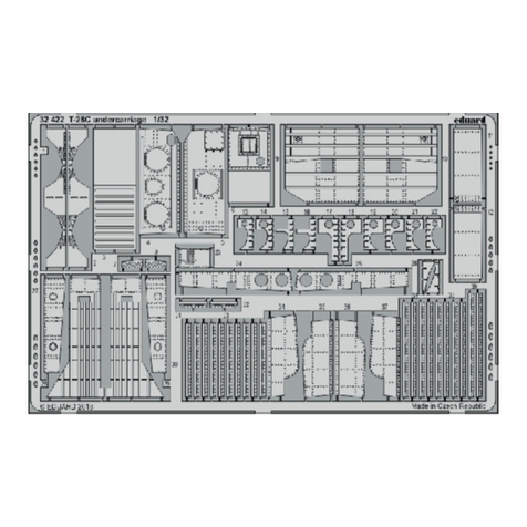 Eduard T-28C undercarriage Assembly instructions