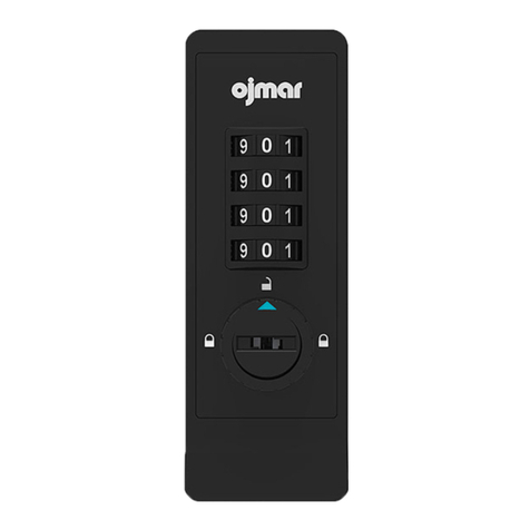Ojmar LOCKR COMBI 8001 User manual