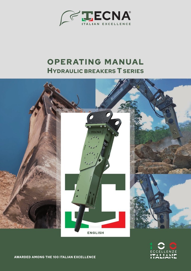 TECNA T Series operating manual