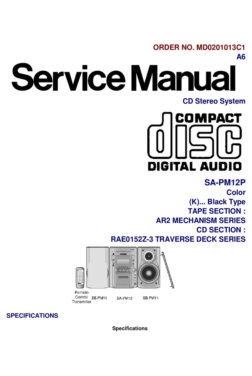 Panasonic SA-PM12P Service manual