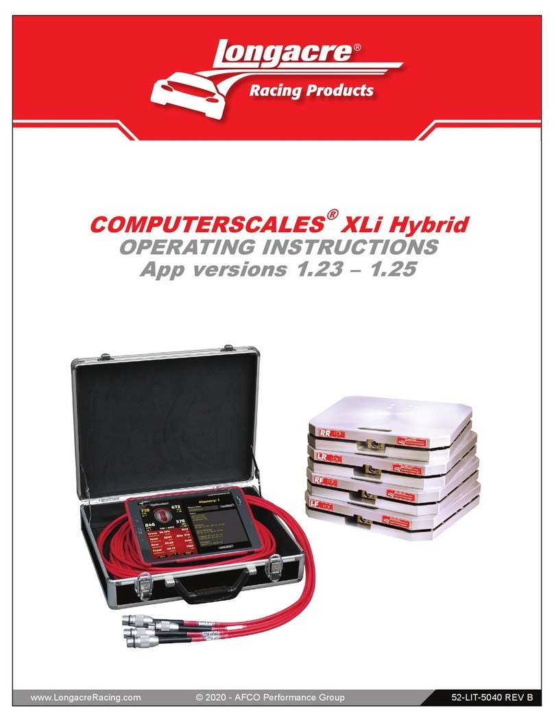 Longacre Computerscales XLi Hybrid User manual