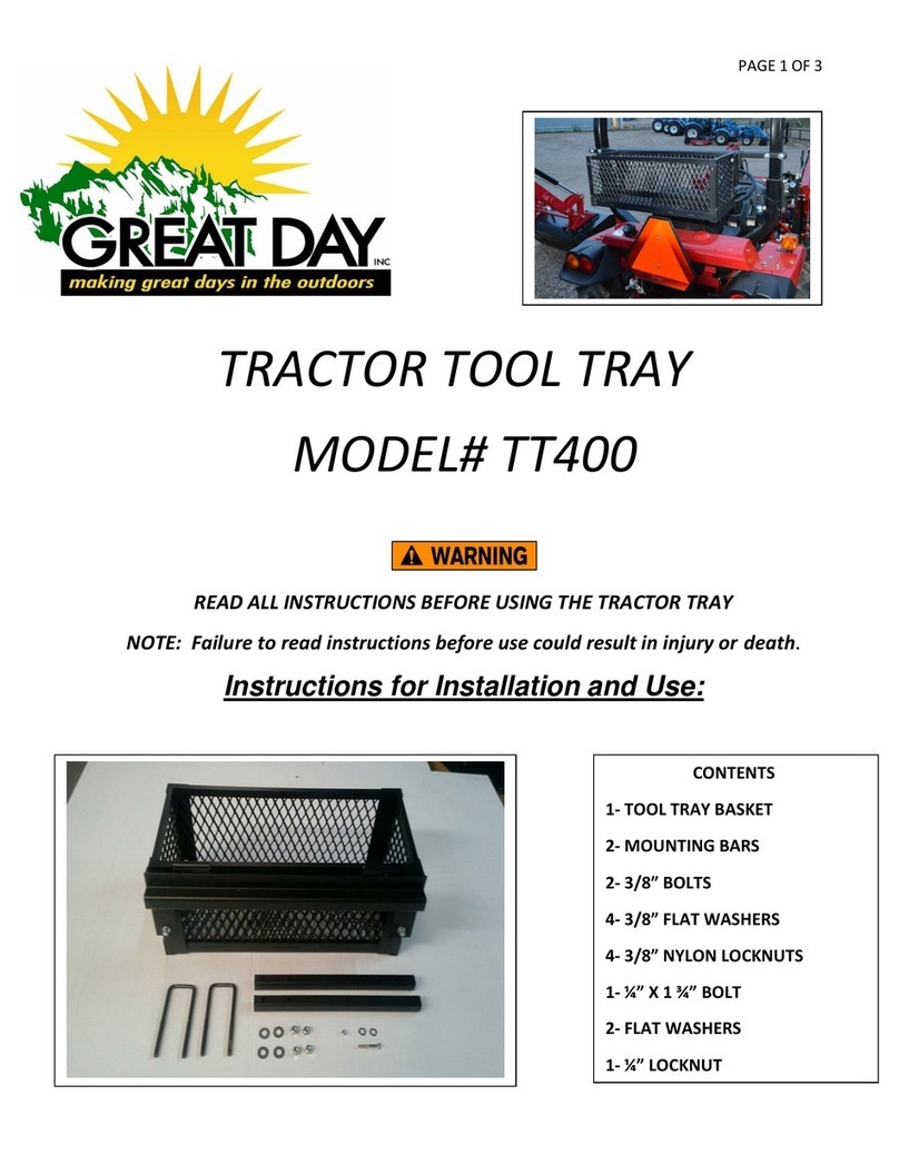 Great day TT400 Instructions for installation and use Great day TT400 Instructions for installation and use