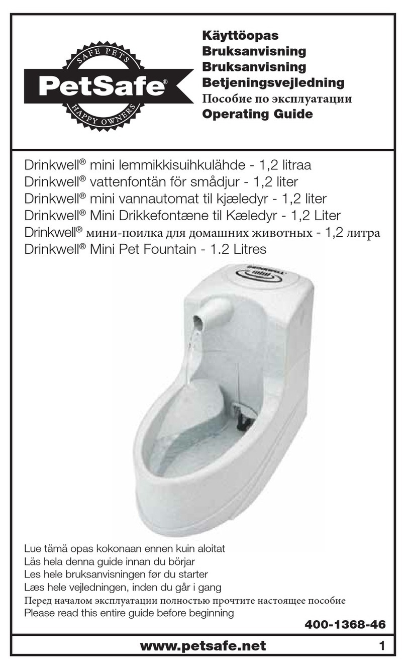 Petsafe DrinkWell User manual