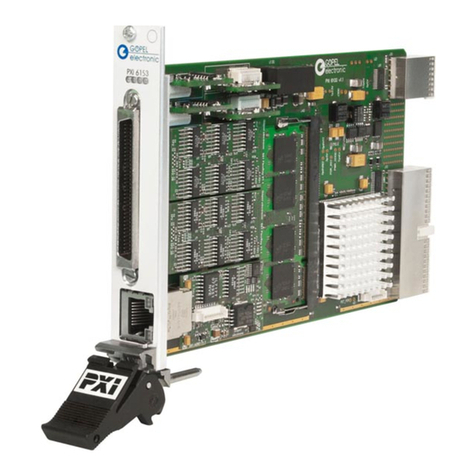 Goepel PXI 61 Series Original user manual Goepel PXI 61 Series Original user manual