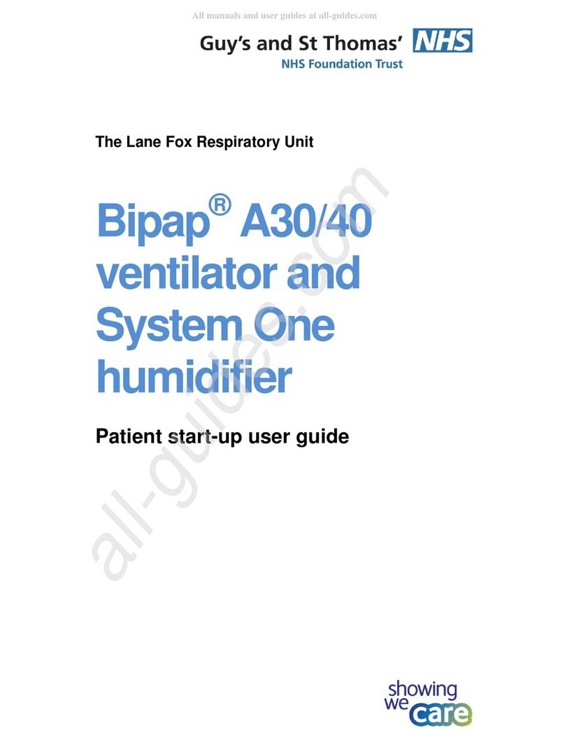 NHS Bipap A30 Patient User Guide