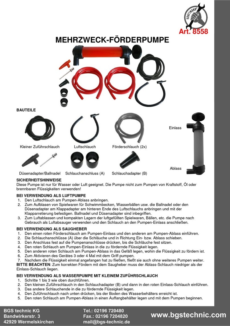 BGS technic 8558 User manual
