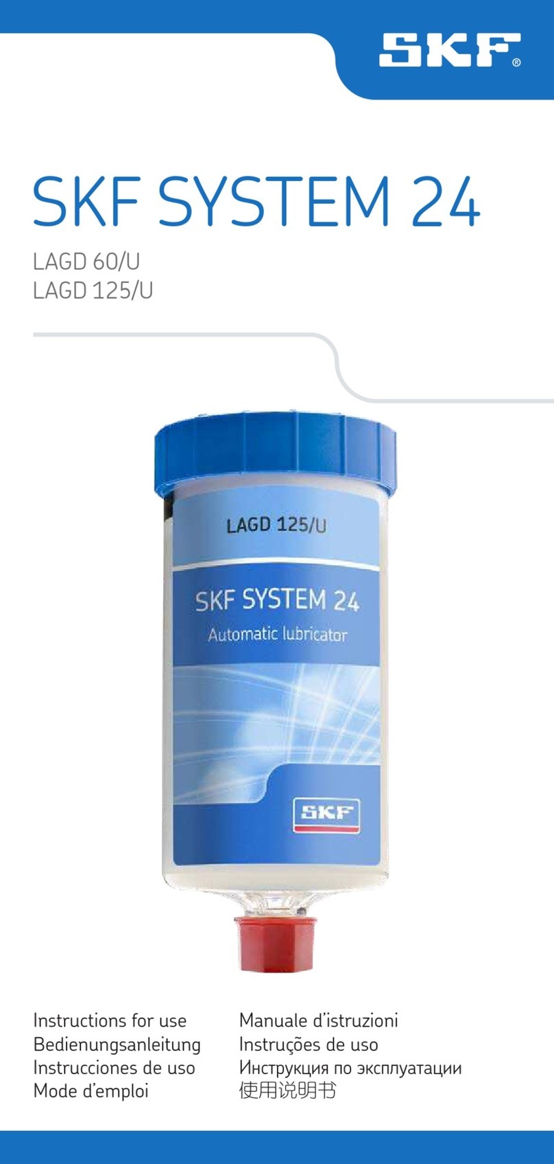 SKF LAGD 60/U User manual