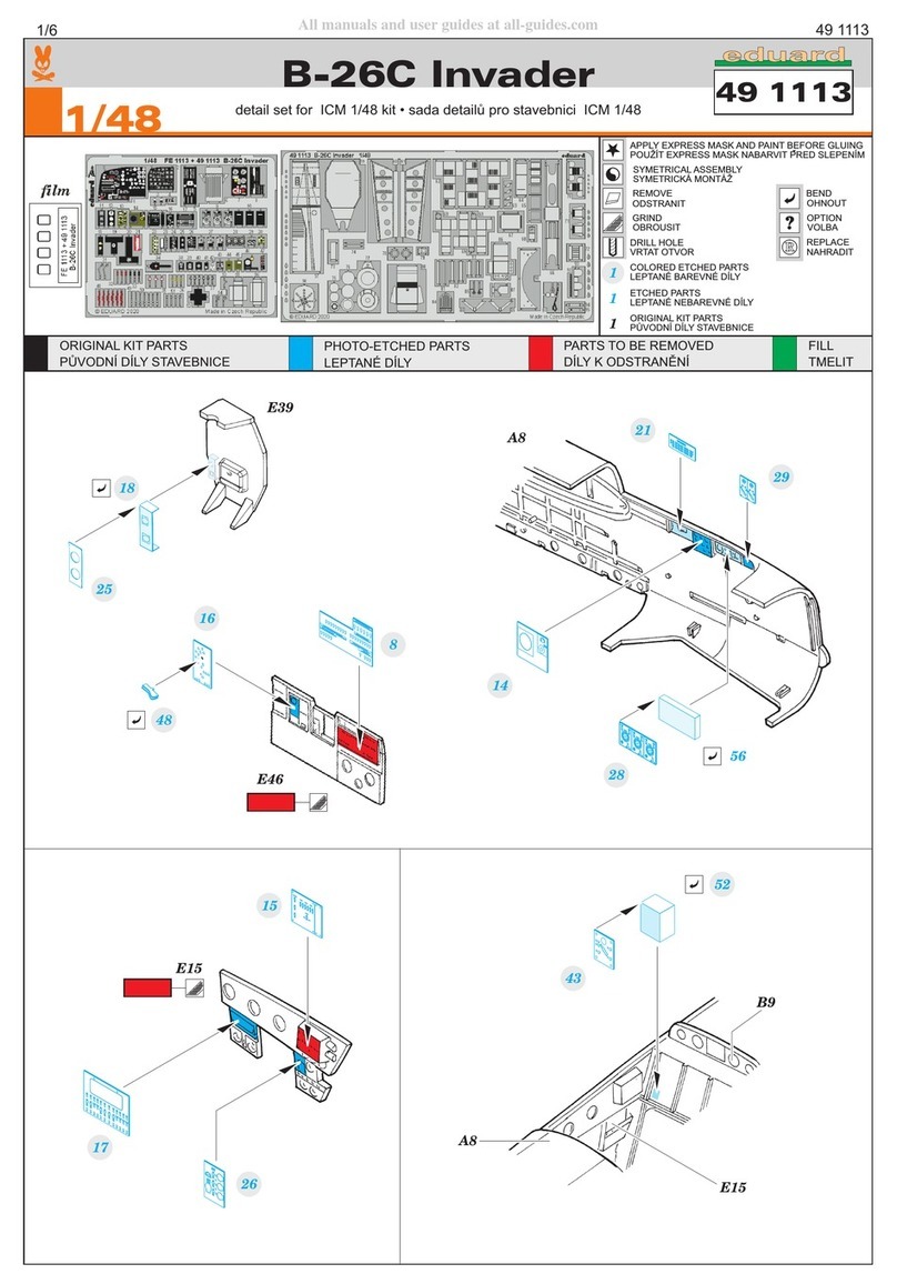 Eduard B-26C Invader User manual Eduard B-26C Invader User manual
