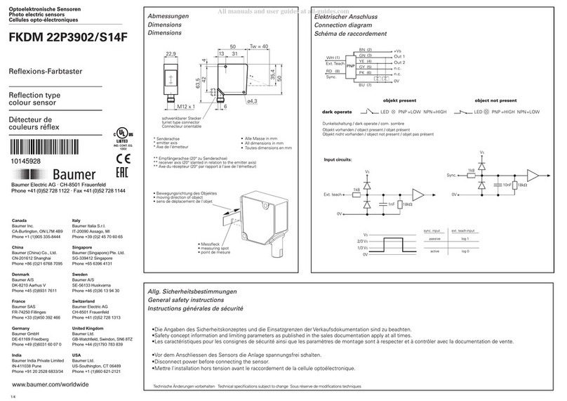 Baumer FKDM 22P3902/S14F user manual