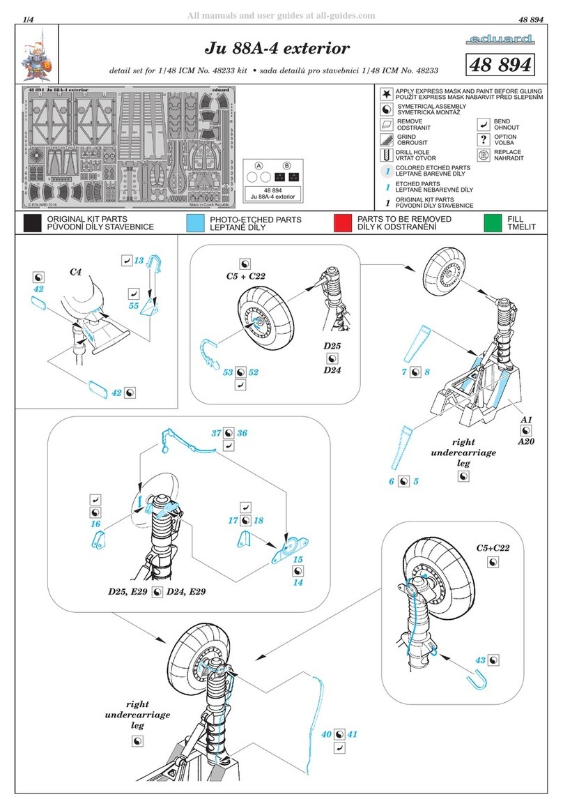 Eduard Ju 88A-4 exterior Assembly instructions