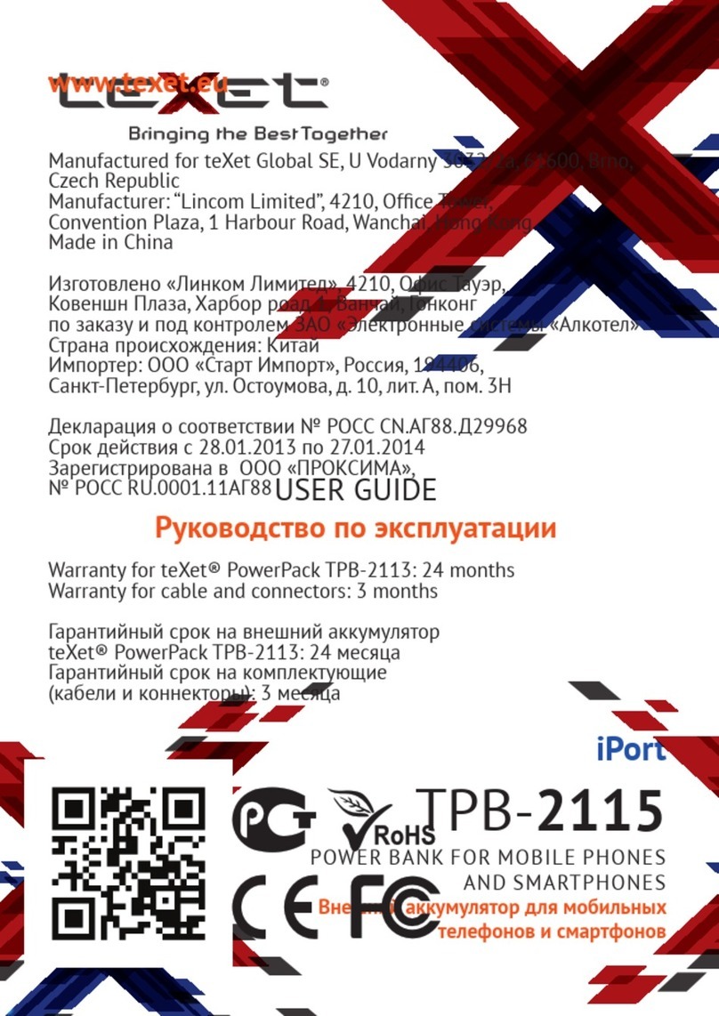texet iPort TPB-2113 manual