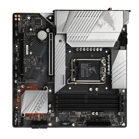 Gigabyte B660M AORUS PRO AX User manual