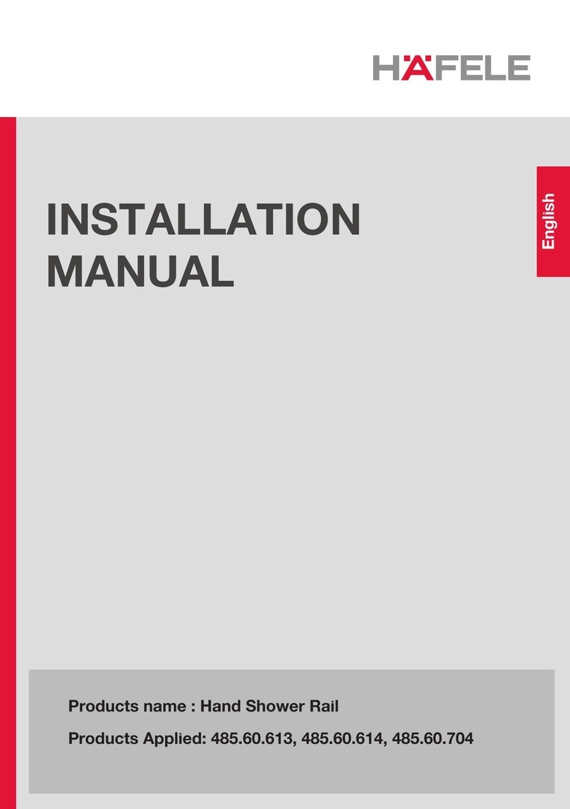 Häfele 485.60.613 installation manual