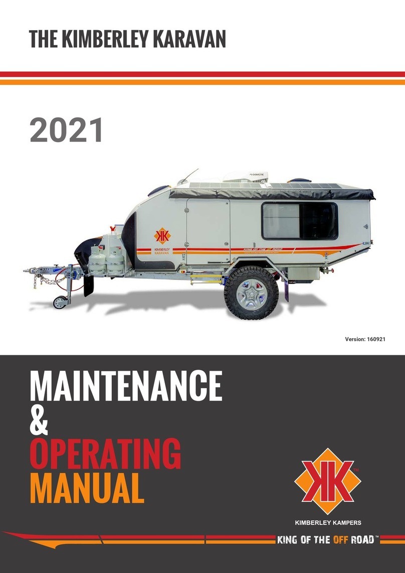 Kimberley KARAVAN 2021 Installation, Maintenance & Operating manual
