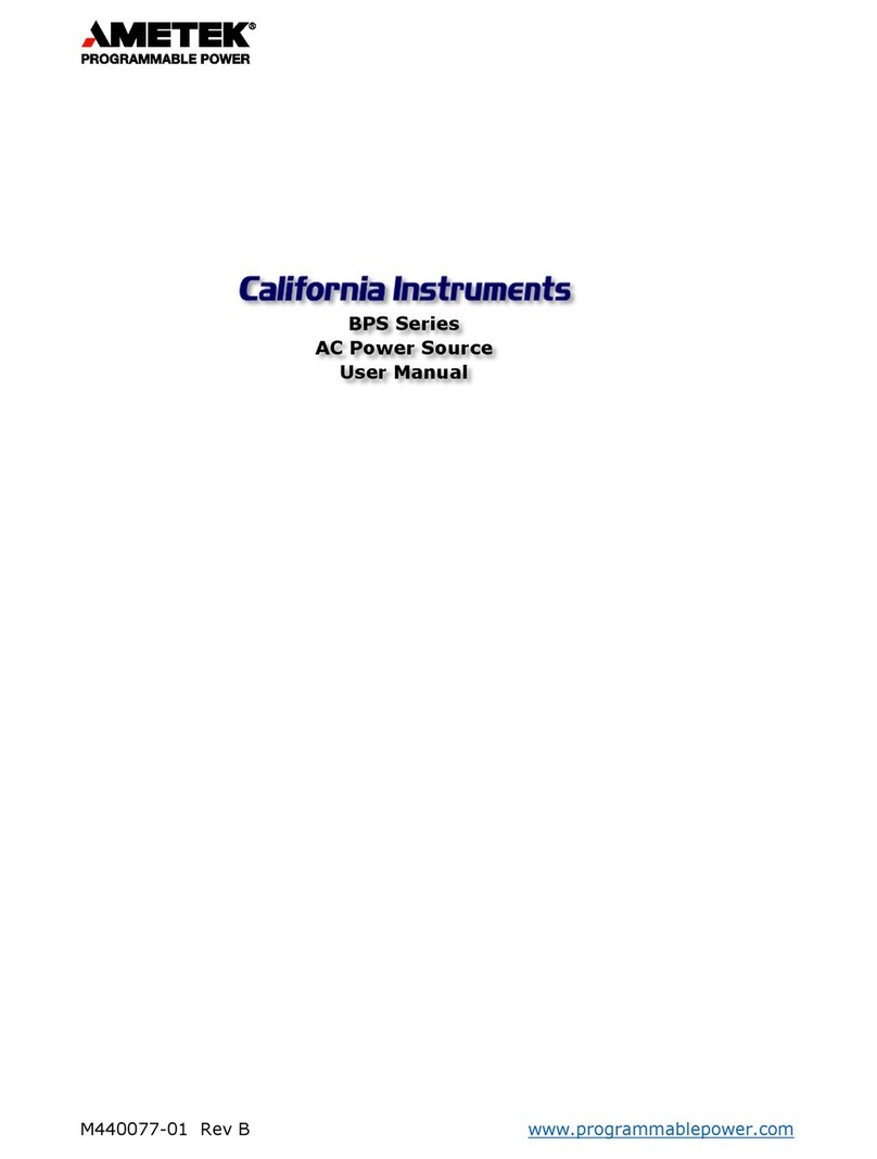 Metek BPS Series User manual