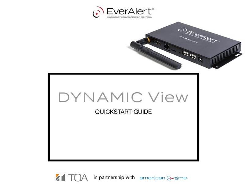 Toa EverAlert DYNAMIC View quick start guide