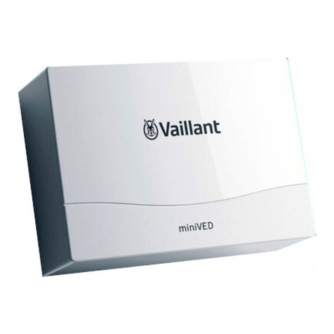 Vaillant miniVED VED H 3/3 User manual