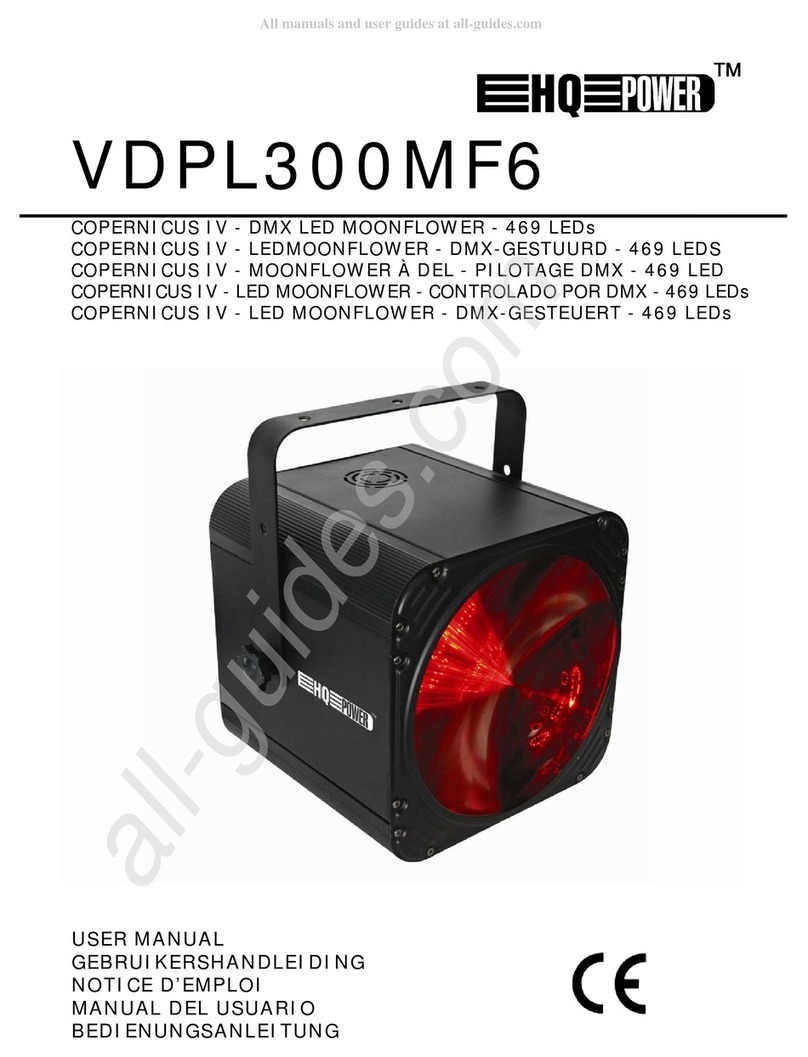Velleman HQ Power COPERNICUS IV VDPL300MF6 user manual