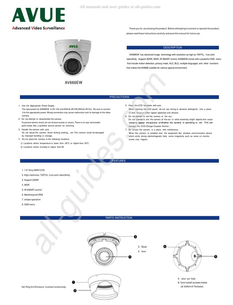 Avue AV666EW User manual