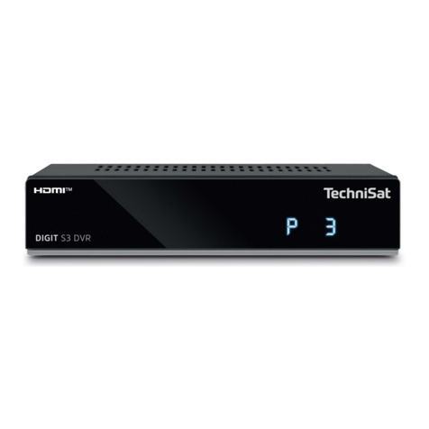 TechniSat DIGIT S3 DVR Quick start manual