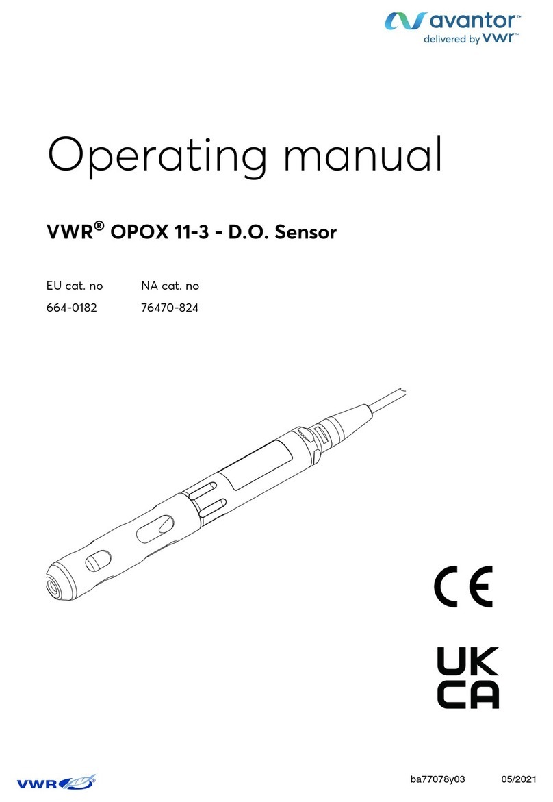 VWR Avantor VWR OPOX 11-3 User manual