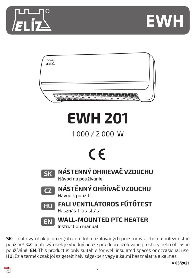 Eliz EWH 201 instruction manual