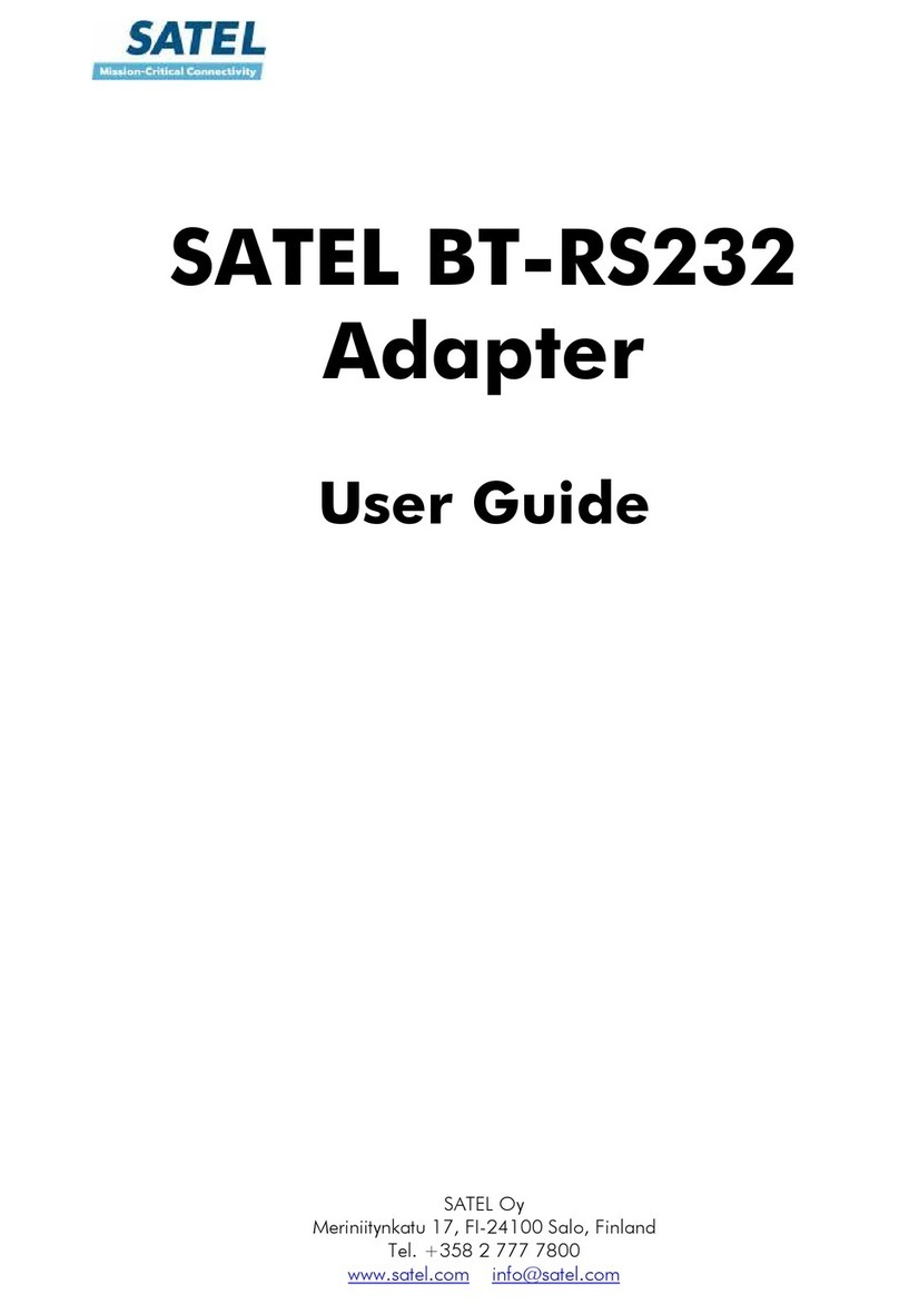 Satel BT-RS232 user guide