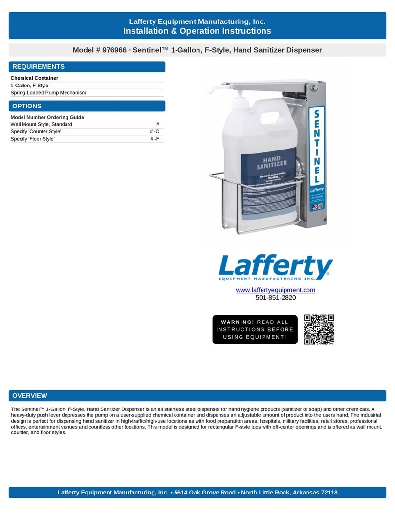 Lafferty Sentinel 976966 Installation & operation instructions