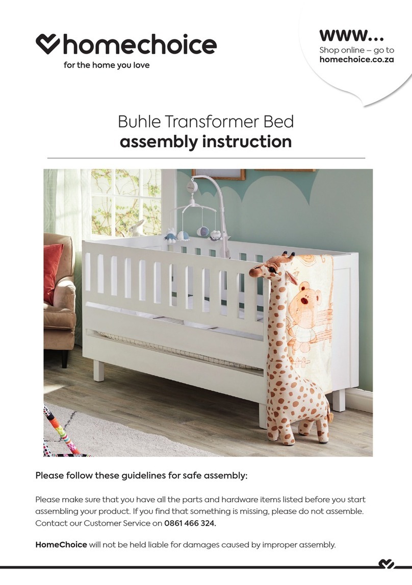 homechoice Buhle Transformer Bed Assembly instruction homechoice Buhle Transformer Bed Assembly instruction