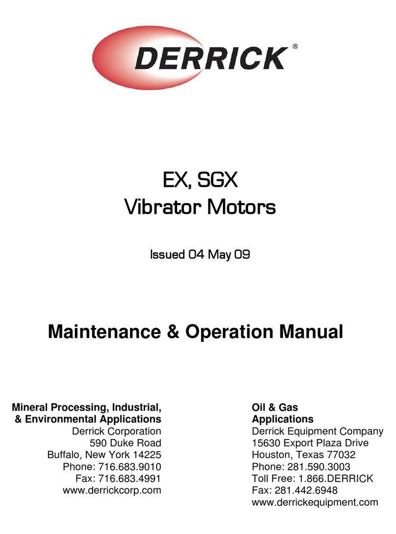DERRICK EX Maintenance & Operation Manual