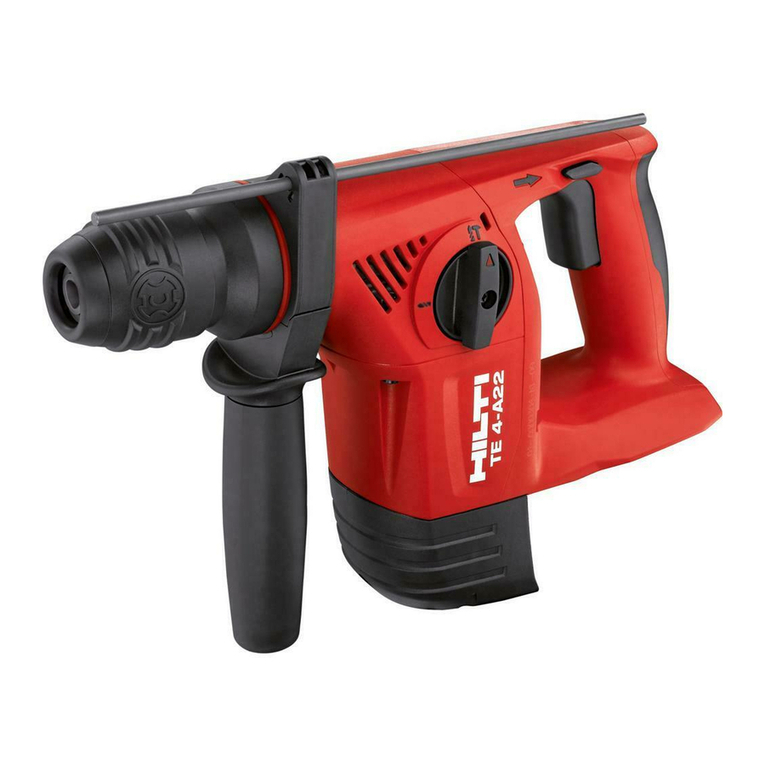 Hilti TE 4-A22 User manual