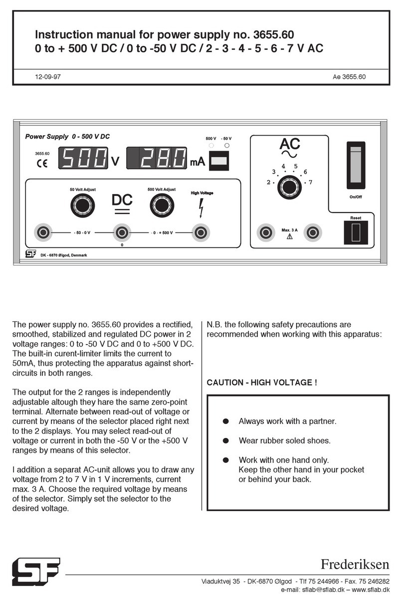 SF 3655.60 instruction manual