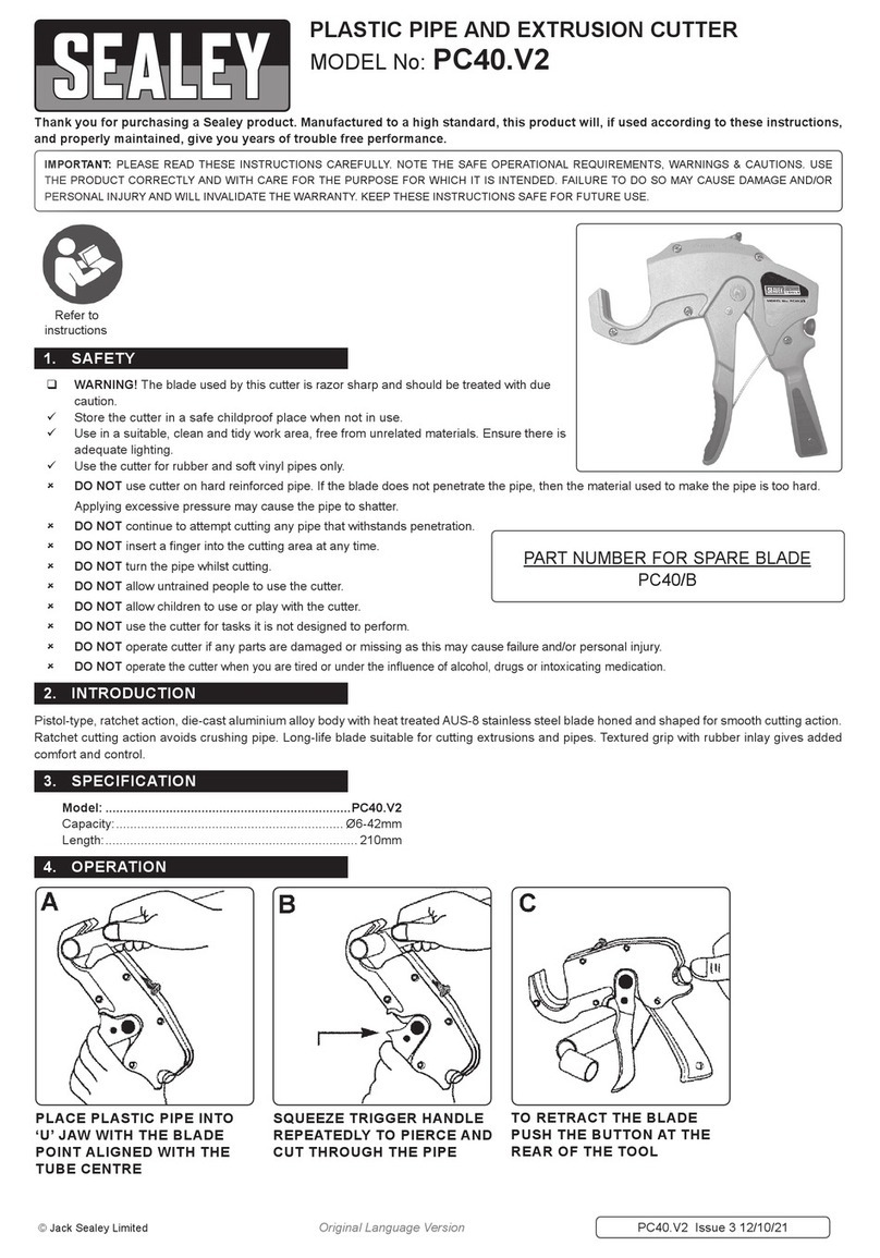 Sealey PC40.V2 User manual