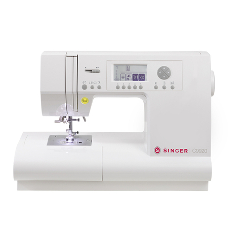 Singer C9920 User manual Singer C9920 User manual