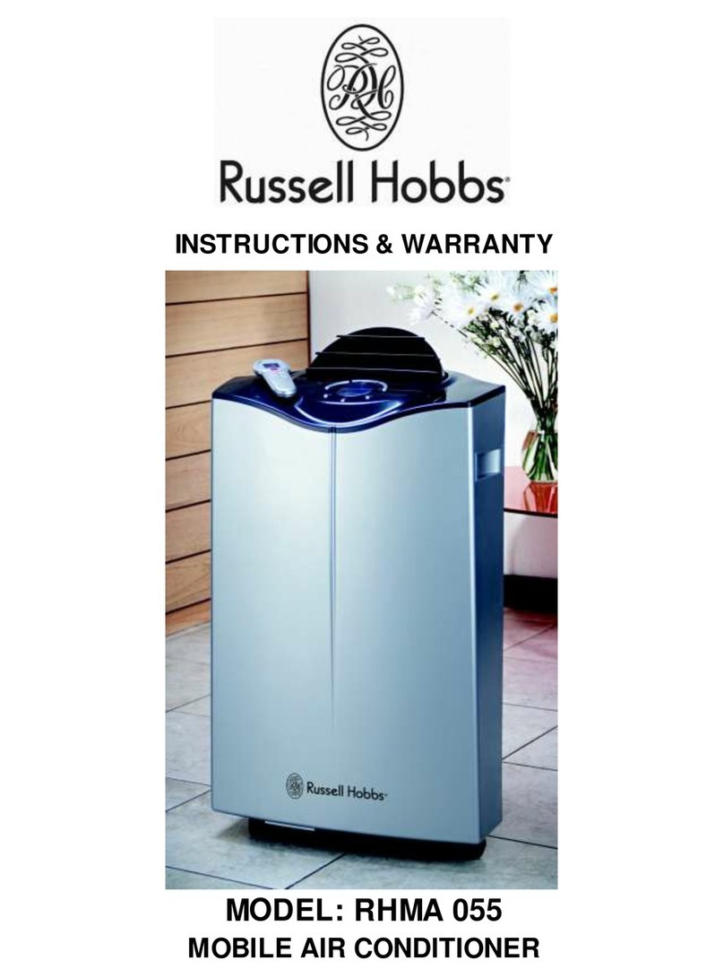 Russell Hobbs RHMA 055 Installation instructions / warranty