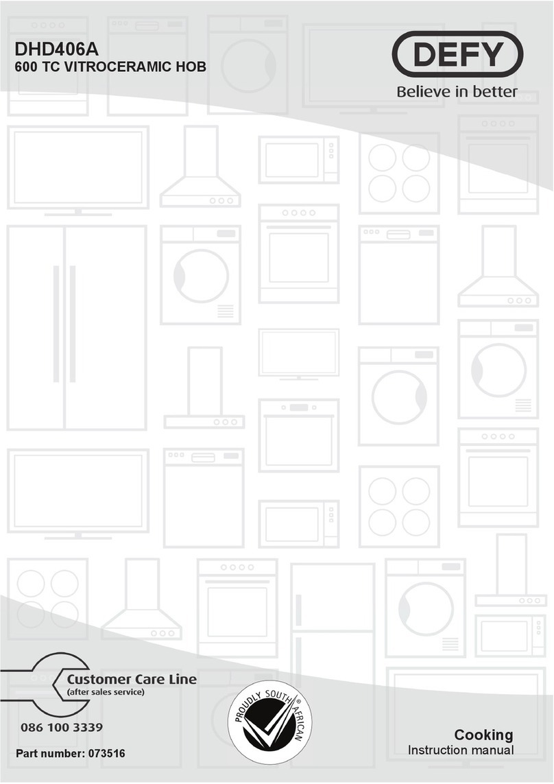 Defy DHD406A manual