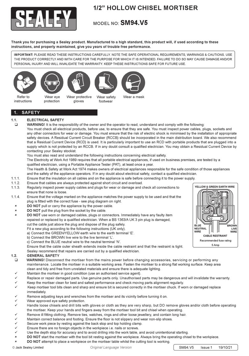 Sealey SM94.V5 manual