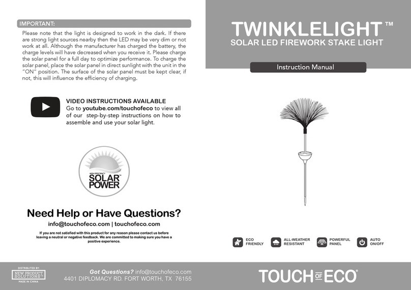 Touch Of ECO TWINKLELIGHT instruction manual
