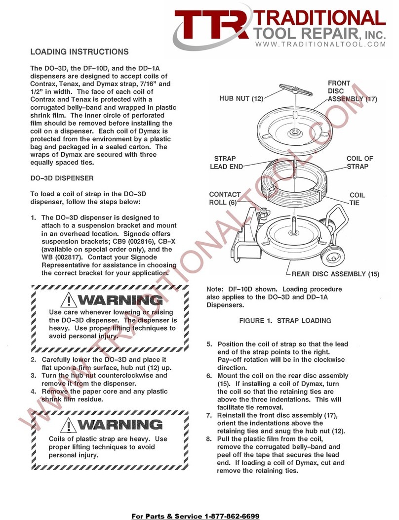 Signode DO-3D User manual