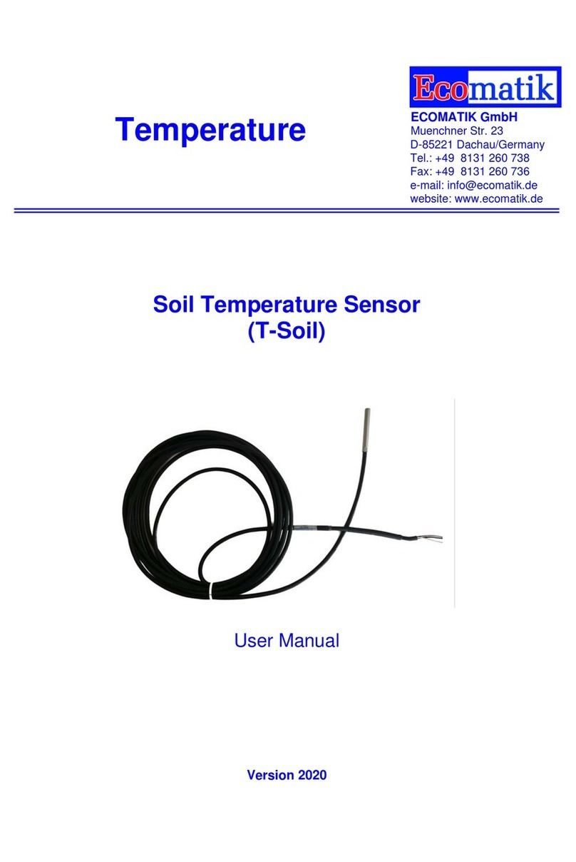 Ecomatik T-Soil User manual