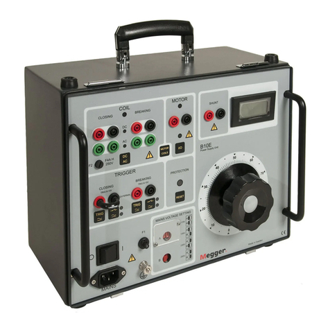 Megger B10E user manual